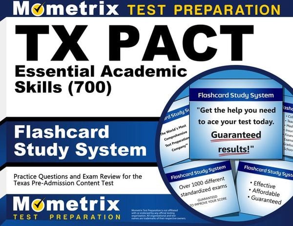 Produktbild: TX Pact Essential Academic Skills (700) Flashcard Study System