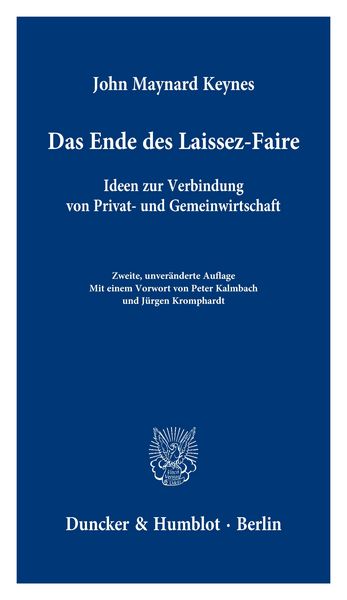 Produktbild: Das Ende des Laissez-Faire.