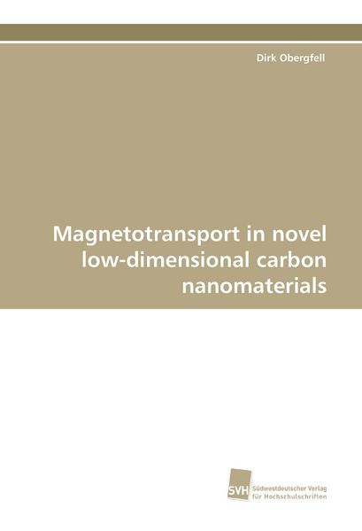 Produktbild: Magnetotransport in novel low-dimensional carbon nanomaterials