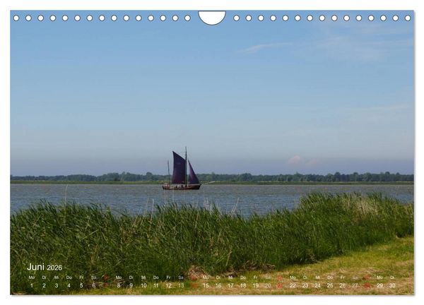Produktbild: Anblicke und Ausblicke auf Fischland Dar&szlig; (Wandkalender 2026 DIN A4 quer), CALVENDO Monatskalender
