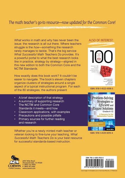Produktbild: What Successful Math Teachers Do, Grades 6-12