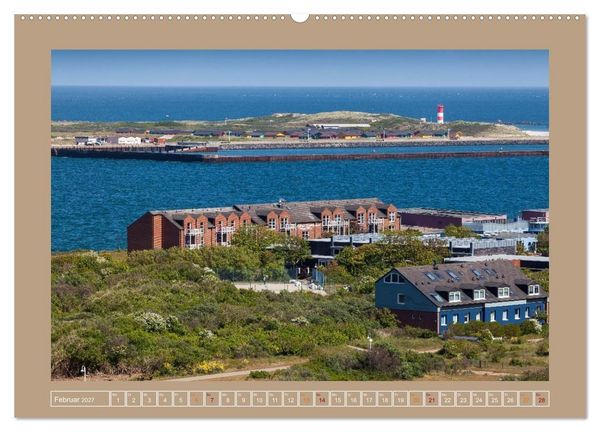 Produktbild: Helgoland,Deutschlands rote Felsen (Wandkalender 2027 DIN A2 quer), CALVENDO Monatskalender