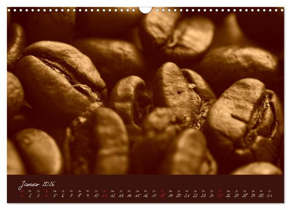 Produktbild: Kaffee Genuss Jahreskalender (Wandkalender 2026 DIN A3 quer), CALVENDO Monatskalender