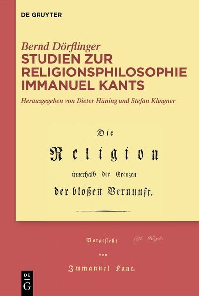 Produktbild: Studien zur Religionsphilosophie Immanuel Kants