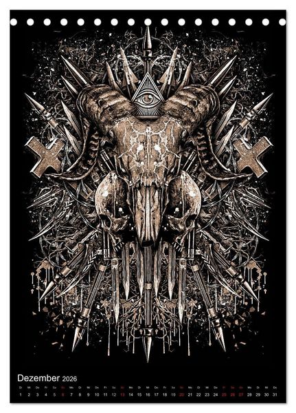 Produktbild: BLOODBOY/WAR ILLUSTRATION (Tischkalender 2026 DIN A5 hoch), CALVENDO Monatskalender