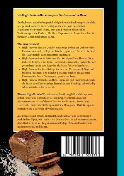 Produktbild: High Protein Backen&mdash;100 Rezepte, mit und ohne Proteinpulver