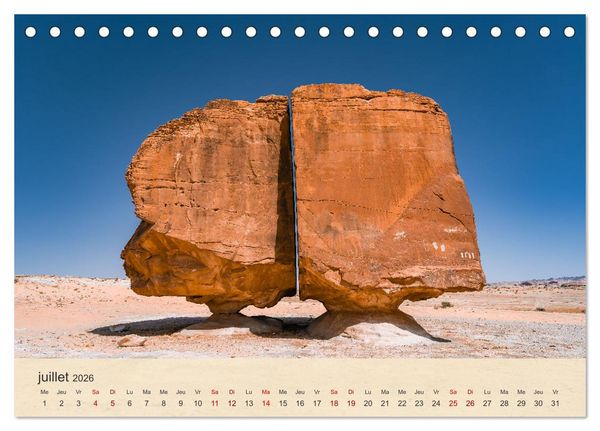 Produktbild: Arabie Saoudite - Royaume des fascinations (Calendrier de bureau 2026 DIN A5 vertical), CALVENDO calendrier mensuel