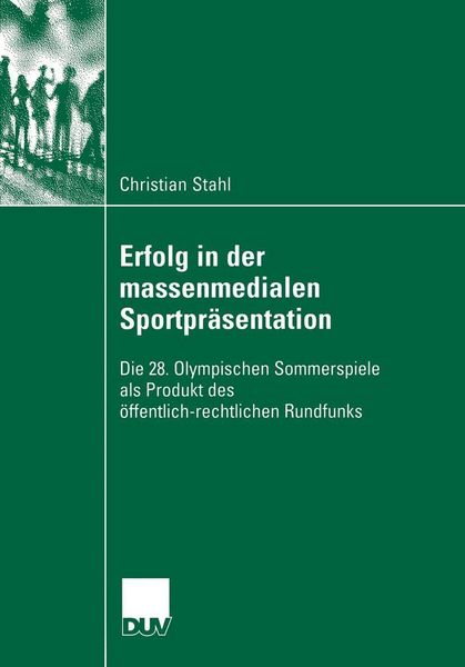 Produktbild: Erfolg in der massenmedialen Sportpr&auml;sentation