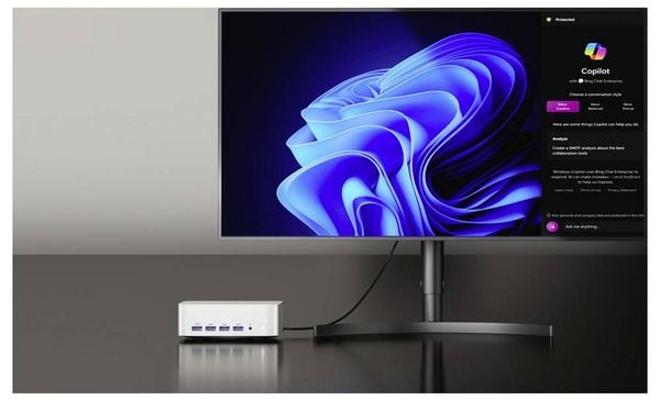 Produktbild: GEEKOM Mini PC A8 Max AMD Ryzen 9 8945HS 5.2 GHz 32 GB RAM 1 TB SSD AMD Radeon&trade; 780M Win 11 Pro A8 Max
