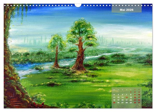 Produktbild: Phantastische Kunst (Wandkalender 2026 DIN A3 quer), CALVENDO Monatskalender