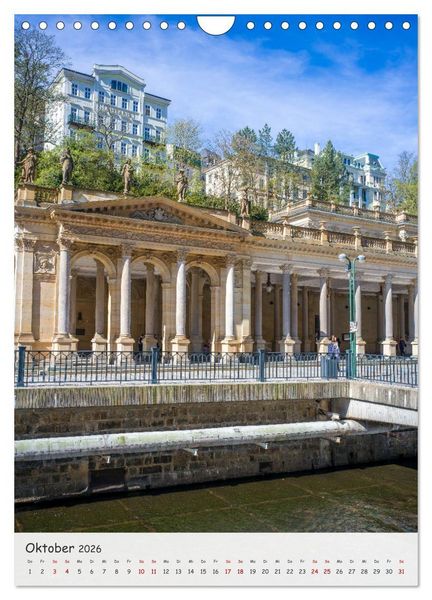 Produktbild: Karlsbad / Karlovy Vary - Heilbad im Westb&ouml;hmischen B&auml;derdreieck (Wandkalender 2026 DIN A4 hoch), CALVENDO Monatskalender
