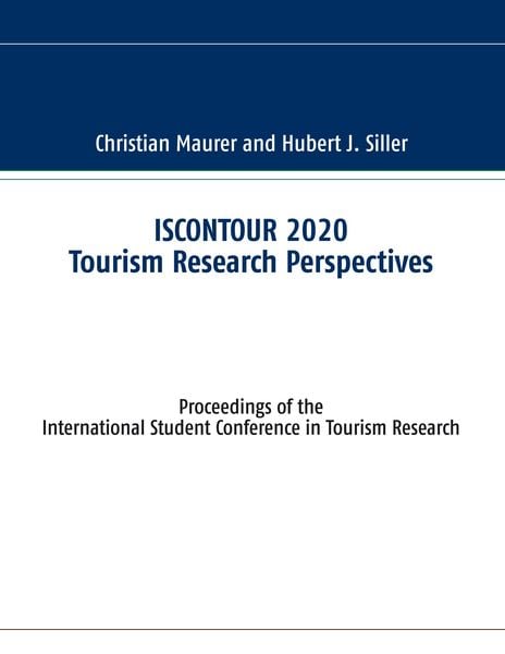 Produktbild: ISCONTOUR 2020 Tourism Research Perspectives