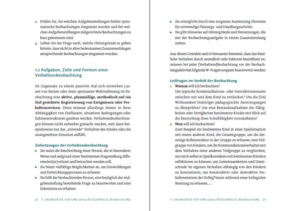 Produktbild: Beobachtung und Entwicklungsdokumentation