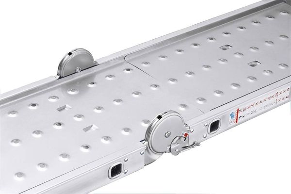 Produktbild: Hailo ProfiStep&reg; combi 7412-037 Aluminium Multifunktionsleiter Arbeitsh&ouml;he (max.): 4.35 m Silber 16.7 kg
