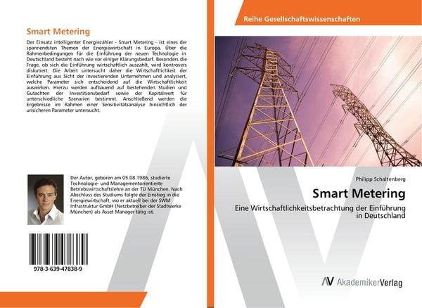 Smart Metering, Taschenbuch von Philipp Schaltenberg, AV Akademikerverlag, 9783639478389