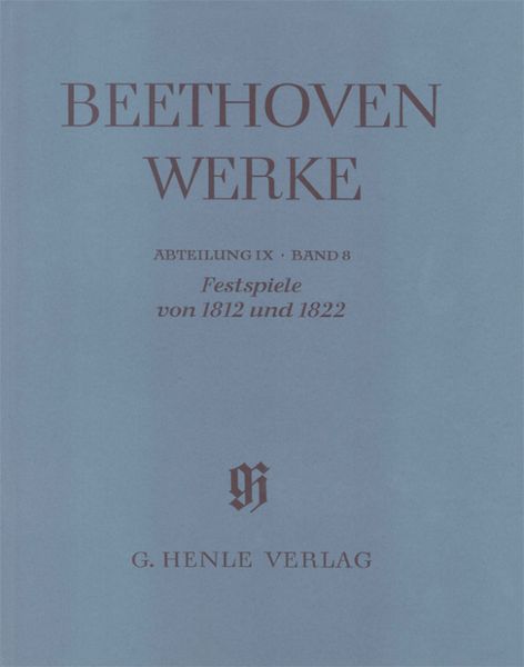 Produktbild: Beethoven, Ludwig van - Festspiele von 1812 und 1822