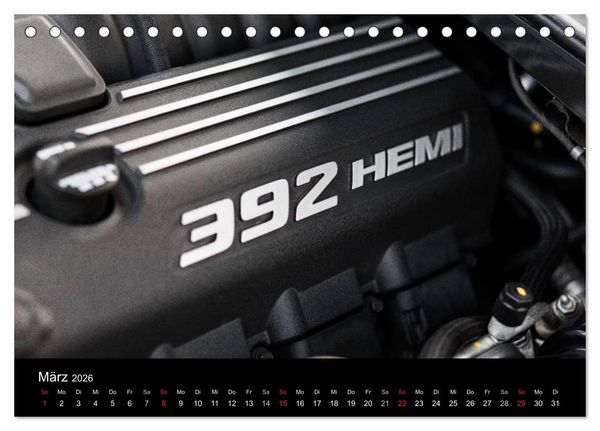 Produktbild: Dodge Challenger SRT8 (Tischkalender 2026 DIN A5 quer), CALVENDO Monatskalender