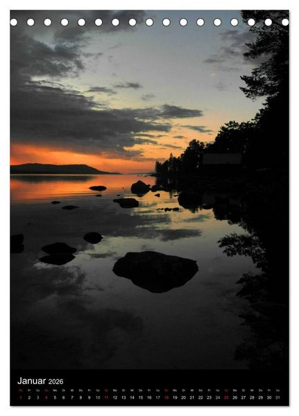 Produktbild: Paradiesisches Norwegen (Tischkalender 2026 DIN A5 hoch), CALVENDO Monatskalender