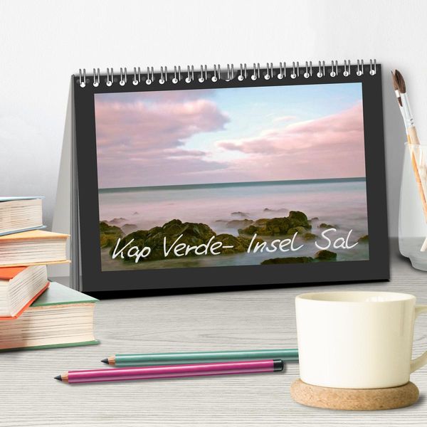 Produktbild: Kap Verde- Insel Sal (Tischkalender 2025 DIN A5 quer), CALVENDO Monatskalender