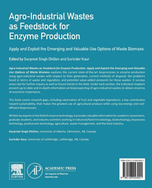 Produktbild: Agro-Industrial Wastes as Feedstock for Enzyme Production