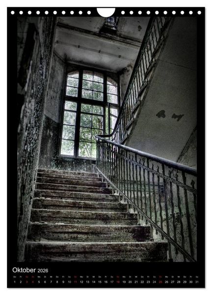 Produktbild: Lost Places Vergessene Orte (Wandkalender 2026 DIN A4 hoch), CALVENDO Monatskalender