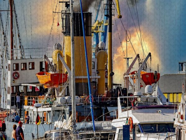 Produktbild: CALVENDO Puzzle Aufbruch zur Abendfahrt | 1000 Teile Lege-Gr&ouml;&szlig;e 64x48cm Foto-Puzzle f&uuml;r gl&uuml;ckliche Stunden