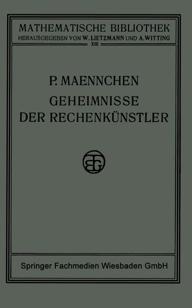Produktbild: Geheimnisse der Rechenk&uuml;nstler