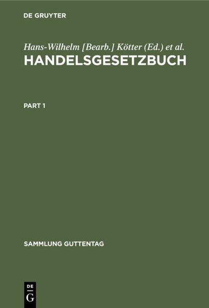 Produktbild: Handelsgesetzbuch