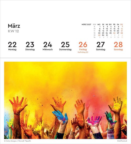 Produktbild: Magischer Augenblick - KUNTH Postkartenkalender 2027