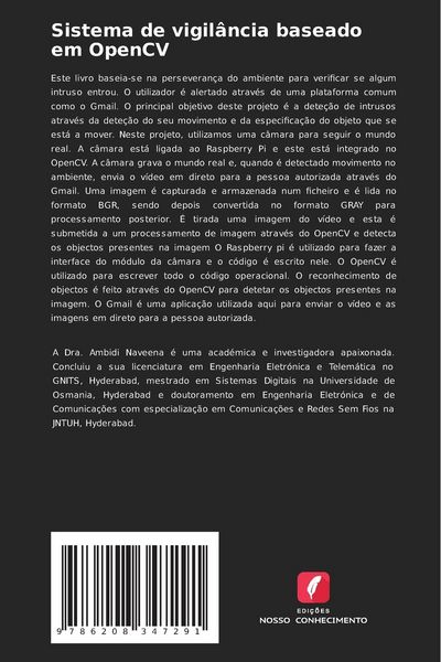 Produktbild: Sistema de vigil&acirc;ncia baseado em OpenCV