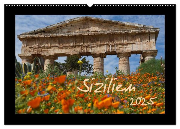 Sizilien (Wandkalender 2025 DIN A2 quer), CALVENDO Monatskalender