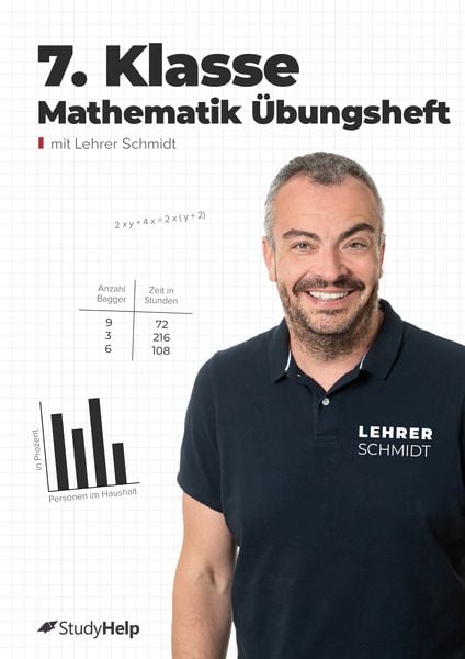 Produktbild: 7. Klasse Mathematik &Uuml;bungsheft