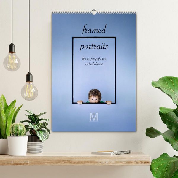 Produktbild: framed portraits - fine art Fotografie von Michael Allmaier (Wandkalender 2026 DIN A2 hoch), CALVENDO Monatskalender