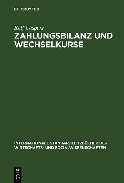 Produktbild: Zahlungsbilanz und Wechselkurse