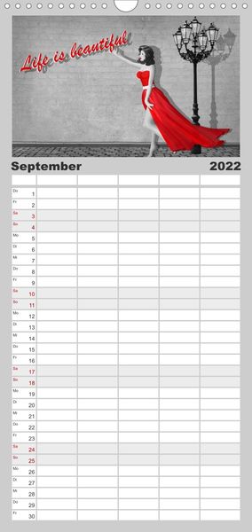 Produktbild: Familienplaner Street-Art in Digital-Art by Mausopardia (Wandkalender 2022 , 21 cm x 45 cm, hoch)