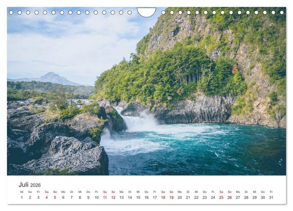 Produktbild: Chile - Das langgestreckte Land. (Wandkalender 2026 DIN A4 quer), CALVENDO Monatskalender