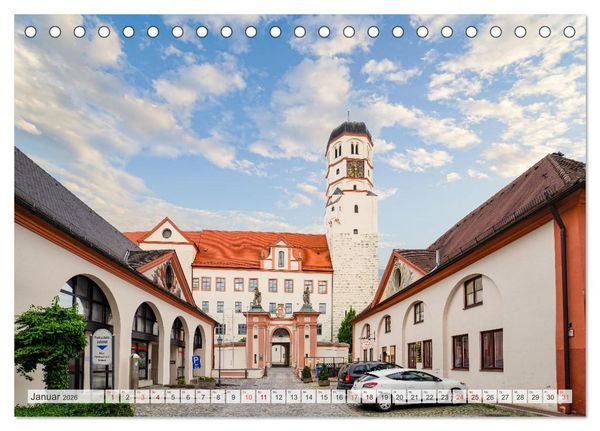 Produktbild: Dillingen an der Donau Impressionen (Tischkalender 2026 DIN A5 quer), CALVENDO Monatskalender