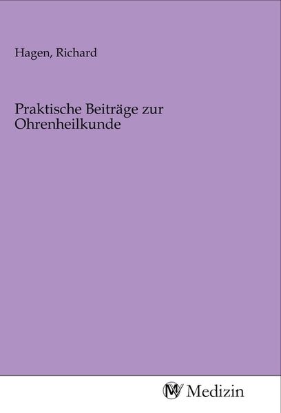 Produktbild: Praktische Beitr&auml;ge zur Ohrenheilkunde