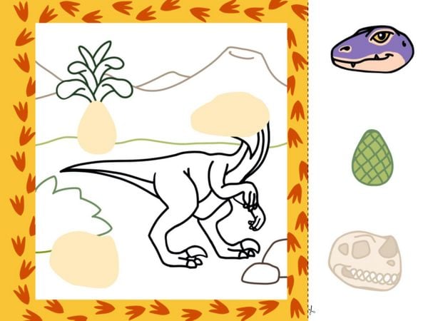 Produktbild: Mein erstes Dinosaurier-Bastelbuch
