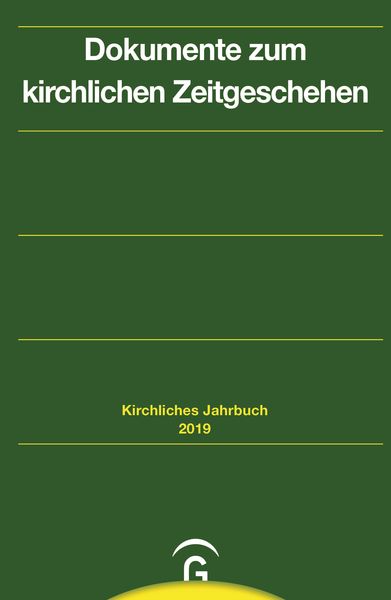 Produktbild: Kirchliches Jahrbuch f&uuml;r die Evangelische Kirche in Deutschland / Dokumente zum kirchlichen Zeitgeschehen
