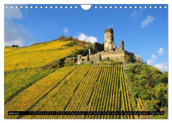 Produktbild: Der Rhein. Oberes Mittelrheintal von Bingen bis Koblenz (Wandkalender 2027 DIN A4 quer), CALVENDO Monatskalender