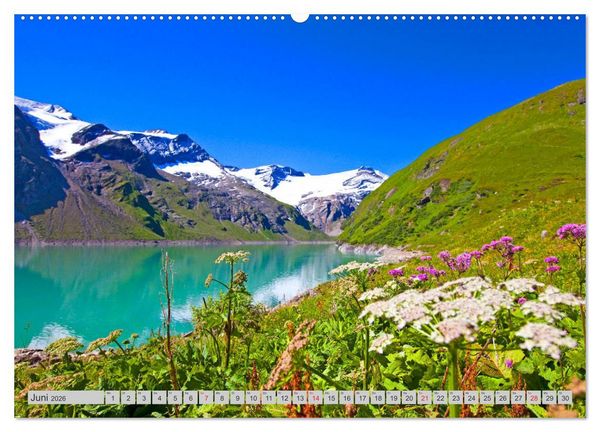 Produktbild: Die Hochgebirgs-Stauseen (Wandkalender 2026 DIN A2 quer), CALVENDO Monatskalender