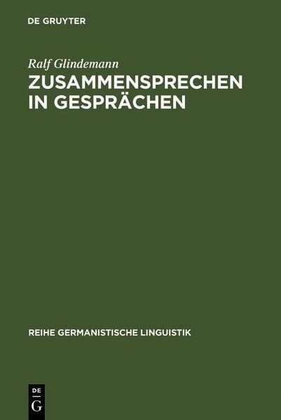 Produktbild: Zusammensprechen in Gespr&auml;chen