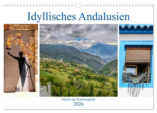 Produktbild: Idyllisches Andalusien (Wandkalender 2026 DIN A3 quer), CALVENDO Monatskalender