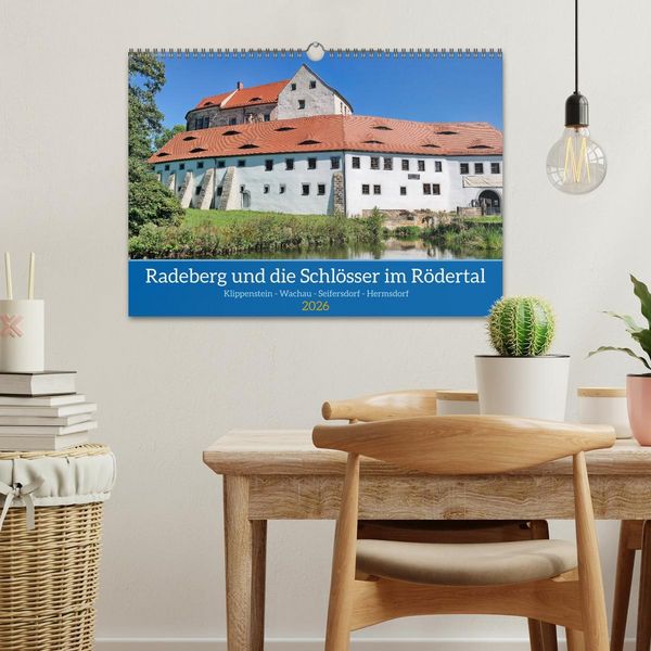 Produktbild: Radeberg und die Schl&ouml;sser im R&ouml;dertal (Wandkalender 2026 DIN A3 quer), CALVENDO Monatskalender