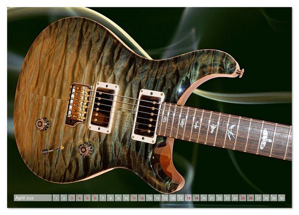 Produktbild: Traumgitarren - the Sound of Rock (Wandkalender 2026 DIN A3 quer), CALVENDO Monatskalender