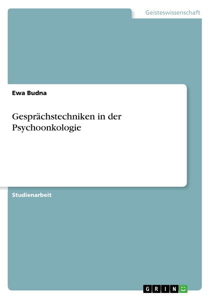 Produktbild: Gespr&auml;chstechniken in der Psychoonkologie