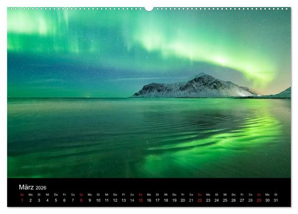 Produktbild: LOFOTEN - Inselparadies im Norden Norwegens (Wandkalender 2026 DIN A2 quer), CALVENDO Monatskalender