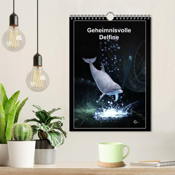 Produktbild: Geheimnisvolle Delfine (Wandkalender 2026 DIN A4 hoch), CALVENDO Monatskalender