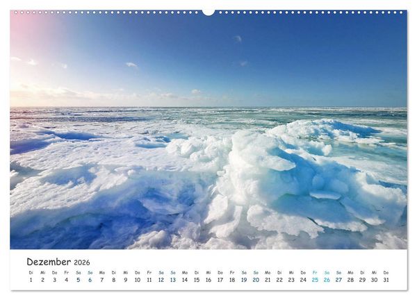 Produktbild: S&uuml;dost R&uuml;gen 2026 (hochwertiger Premium Wandkalender 2026 DIN A2 quer), Kunstdruck in Hochglanz